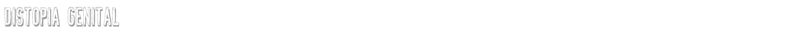 Distopia Genital font preview